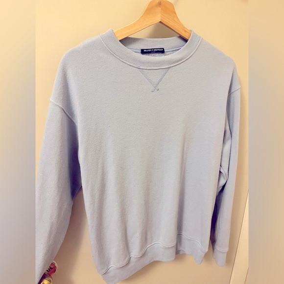 Brandy Melville Baby Blue Sweatshirt 🤎 One Size - Picture 4 of 4